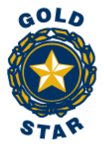 Gold star emblem