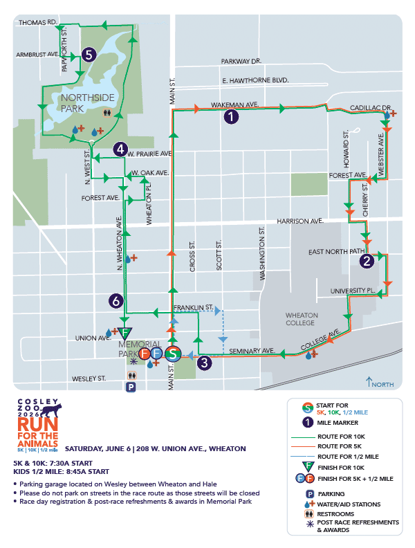 Race route map image links to PDF in a new window