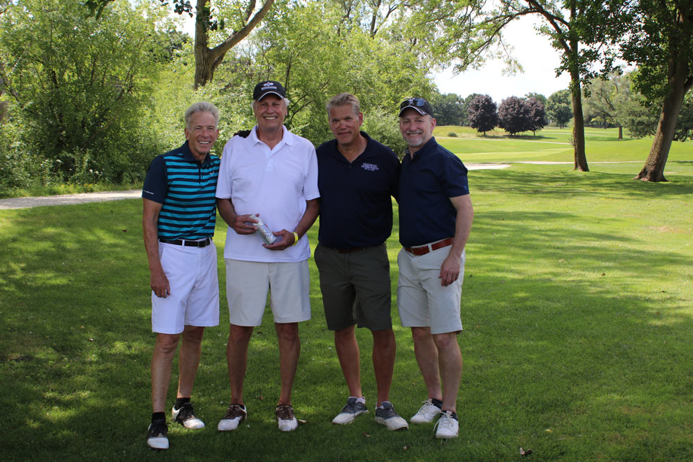 4 golf players from Cosley Classic outing