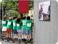 The exhibits at Cosley Zoo allow for easy viewing of the animals.