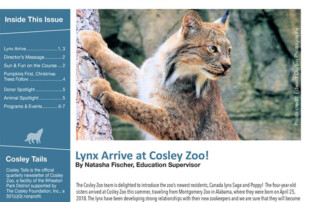 Fall 2022 Cosley Tails Newsletter Cover